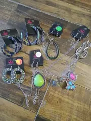 Paparazzi Jewelry Lot Earrings, Necklace Sets, And Rings