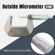 High Precision 0-100MM Outside Micrometer Alloy Head Spiral Measuring Tool AU