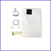 Premium 10% Silver King Size Grounding Sheet & Safest Adapter - 76x80 INCH