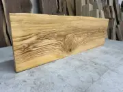 Solid Ash Shelf/ Live Edge Ash Wood/ Kiln Dried Ash Shelf / 13.5 Inches Wide