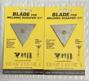 2 New EMBEE Replacement Triangle Blades for Moulding Scraper 1241