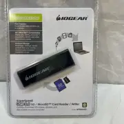 New IOGEAR SuperSpeed USB 3.0 SD/Micro SD Card Reader Writer Model #: GFR304SD