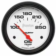 Auto Meter 5847 Gauge Oil Temp 2 5/8In. 100-250Deg.F Electric Phantom NEW