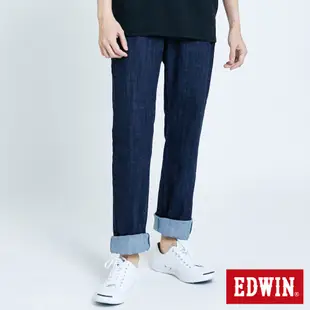 EDWIN FLEX高腰直筒牛仔褲(原藍色)-男款