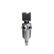 SAAS Oil Catch Can Baffle Dual - 12 AN Female Outlet Raw Aluminium Finish 500mL