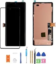 amoled Display Compatible for Google Pixel 7 Pro GE2AE 6.3" inch LCD Screen Display Digitizer Assembly with Frame and Tools(Support Fingerprint)