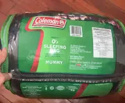 Coleman Mummy Sleeping Bag 0 Degrees New