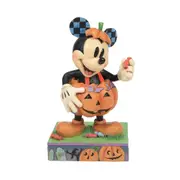 Disney Traditions Mick-O-Lantern Mickey Mouse Pumpkin Costume Figurine
