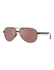[Ray-Ban] RB8331M Scuderia Ferrari Collection Polarised Sunglasses in Black