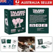 AU Talking Hearts Conversation Cards Couple Card Game for Date Nights Adventures