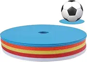 Soccer Training Plate - Anti Skid Agility Disc Soccer Drills, Soccer Disc Marker | Flat Marker Speed Training Plate, Equipment Soccer Practice Soccer Training Flat Disc for Training