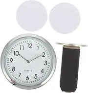 MUCKLILY 3 Sets Auto Clock for Dashboard Mini Clock with Luminous Display Easy Installation Durable Design for Vehicle Interior Accurate Timekeeping for Safe Driving