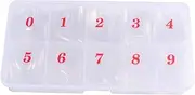 Ipetboom Pcs Nail Stickers Nail Art Tool Kit Diy Fake Supplies for Halloween Birthday Holiday Events