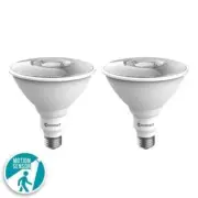 EcoSmart LED Motion Sensor Flood Light Bulb - Pack of 2 daylight