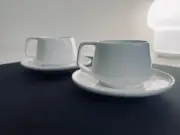Espresso Cup Set | Noritake Espresso Cups & Saucers - Marc Newson ( Set of 2 )