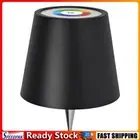 Wireless Bottle Lamp Rechargeable Warm Light & RGB Touch LED Table Lamp (Black)