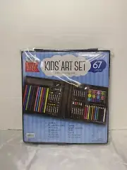 Bright Minds by Nicole Kids' Art Set With Carrying Case 67 Pieces