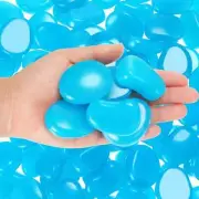 100 Pcs Glow in the Dark Rocks Glow in the Dark Pebbles Outdoor 1.8 Inch Large