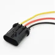 12124686 12124685 Automotive Sensor Connector Electrical Shell Connector 3-Pin Suitable for Oil Pressure Sensor(Multi)