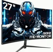 Curved Gaming Monitor 27inch, Full HD 1080P PC
