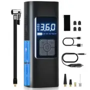 Tire Inflator Portable Air Compressor, 6000mAh & 12v Portable Air Pump Accura...