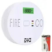Carbon Monoxide and Smoke 2in1 Combination Detector Alarms with Built-in Battery