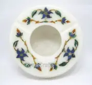 Round Ash Bin / 4 Inches Marble Cigarette Holder / Marble Ash Bin for Office