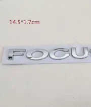 1pcs Abs Car Letter Rear Trunk Decals Emblem Badge Sticker Decal Auto Accessories Focus
