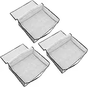Hohopeti Underbed Storage Bags Organizer 3 Pack Non-woven Fabric Storage Bag for Dresses Sundry Items