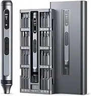 Mini Electric Screwdriver,52 in 1 Powerful Cordless Electric Precision Screwdriver Set With LED Light - Small Mini Micro Screwdriver Set for DIY Projects and Repairs - Rechargeable Portable