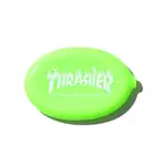 THRASHER FLAME COIN POUCH 火焰LOGO 綠 零錢包 橡膠 TSO1746800105 現貨