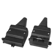 OZNALA 12 Pin Flat Trailer Plug Connector Socket Male & Female Caravan Camper Adaptor