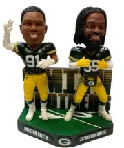 Preston Smith & Za'Darius Smith Green Bay Packers Smith Brothers Bobblehead NFL