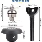 6-blade Mixer Blade Wrench Drive Socket for Vitamix 5200 Series Blender Mixer