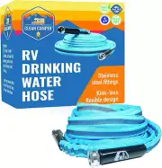 RV Fresh Water Hose 35Ft - Kink Free, Non Toxic W/ Stainless Fittings
