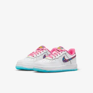 【NIKE 耐吉】休閒鞋 運動鞋 FORCE 1 LOW ASW PS 男鞋 女鞋 中童 粉藍(FJ3483100)