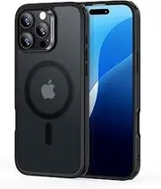 ESR for iPhone 16 Pro Max Case, Compatible with MagSafe, Shockproof Military-Grade Protection, Magnetic Phone Case for iPhone 16 Pro Max, Classic Hybrid Case (HaloLock), Frosted Black