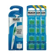 Ultraclean Access Flosser Bundle, Mint, Plaque Remover for Teeth, for Hard to...