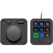 Logitech MX Creative Console with Masters 3S Mouse and Keys S Keyboard (Graphite)