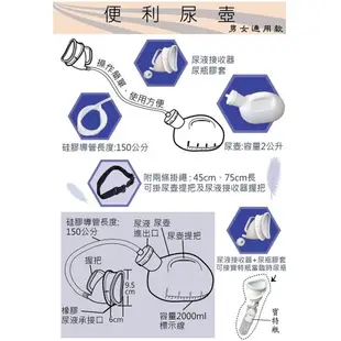 【海夫健康生活館】RH-HEF 男女通用型 攜帶式 免起身尿壺(ZHCN1810) (7.1折)