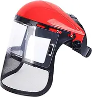 Mowing Face Cover - Breathable Head Cover, Clear Vision Face Cover | Breathable Mesh Type Protective Face Shield, Head Cover Face Shield, for Gardening Construction Painting Polishing
