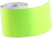 Vaguelly 5cm Wide Fluorescent Tape 3m Long Reflective Safety Warning Conspicuity Film Sticker