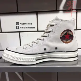 全新正品CONVERSE CHUCK TAYLOR 70S 白 麂皮 三星黑標 高筒 男女鞋 162372C