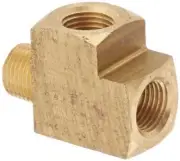 Eaton Weatherhead 3750X2 Brass CA360 Fitting, Street Tee, 1/8"NPT Female x NPT
