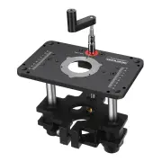 ENJOYWOOD GD7 PRO Router Lift for 65mm/69mm Wood Router for Router Table Set Up Lift with Router Plate Precision Woodwor