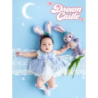 在飛比找蝦皮購物優惠-熱賣✨新款寶寶百天照服裝星黛露兔子造型主題嬰兒滿月半歲拍照服