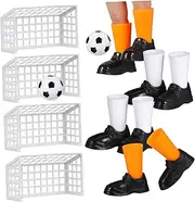 Toddmomy Soccer Game Set Interactive Desktop Football for Goals Ball of Shoes Educational Fun for Coordination Reflexes