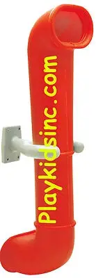 Swing set play Jungle Gym Backyard playground 15" L Telescope Periscope Red