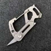 Titanium Multifunctional Key Chain EDC Knife Combination Tool Hanging Buckle