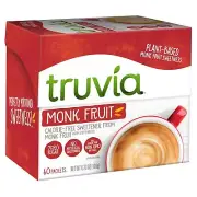 Calorie-Free Sweetener from the Monk Fruit Packets, 60 Count Monkfruit Box (Pack